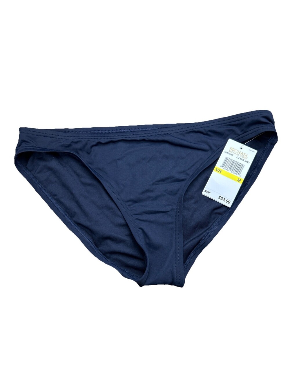 Michael Kors Swimsuit Bikini Bottom Women’s Medium Navy MM8H142 Beach Swimwear